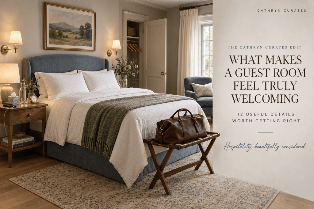 THE EDIT: The Guest Room: 12 Thoughtful Essentials for a Truly Welcoming&nbsp;Stay